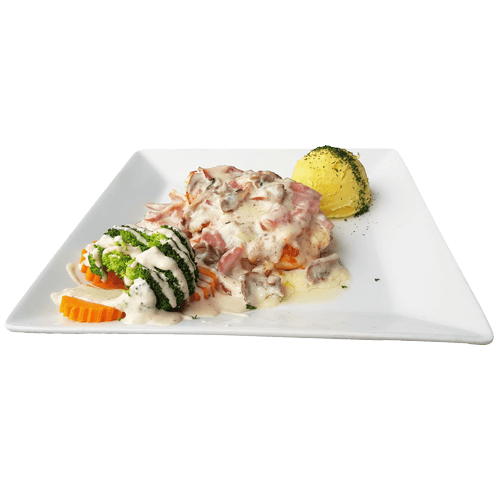 CHICKEN ALFREDO ROLL UP