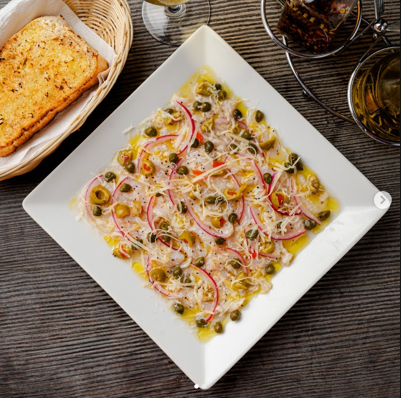 CARPACCIO DE CURVINA